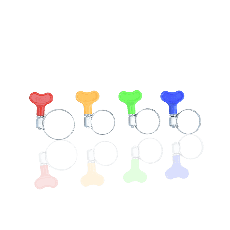 Amerikansk type plastikhåndtagsslangeklemme